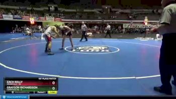 170 lbs Finals (2 Team) - Zach Kelly, Grassfield vs Grayson Richardson, Currituck HS