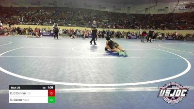 108 lbs Round Of 32 - Cianna O Connor, Comanche Takedown Club vs Reyna Baeza, Woodward Youth Wrestling