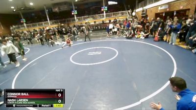 106 lbs Cons. Round 2 - Connor Ball, Kamiakin vs Nash Larsen, Coeur D`Alene High School