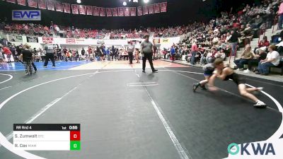 58 lbs Rr Rnd 4 - Sage Zumwalt, Grove Takedown Club vs Ryker Cox, Miami