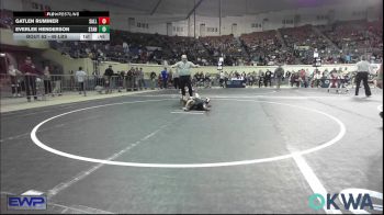 49 lbs Semifinal - Gatlen Ruminer, Sallisaw Takedown Club vs Everlee Henderson, Standfast