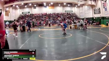 120 lbs Champ. Round 1 - Isaiah Quinero, El Dorado vs Anthony Garcia, North Torrance