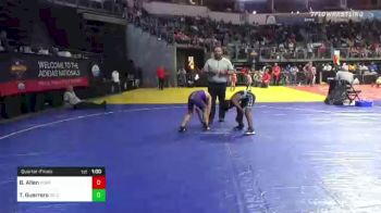 74 lbs Quarterfinal - Braelyn Allen, Kobra Kai vs Tommy Guerrero, DC Gold