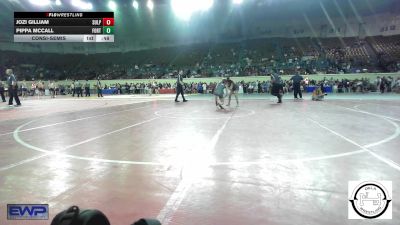 120 lbs Consolation - Jozi Gilliam, Sulphur vs Pippa McCall, Fort Gibson Youth Wrestling