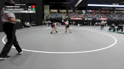 133 lbs Cons. Round 4 - 8 Haden Hernandez, Missouri Valley vs Andrew Voiles, Southeastern