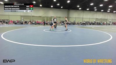 100 lbs Rr Rnd 1 - Gracelynn Watts, Washington K-6 vs Raelynn Edwards, MOJO K-6