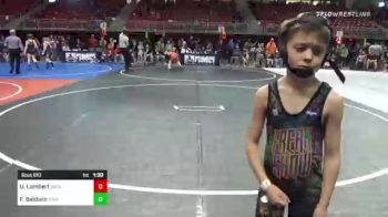 53 lbs Rr Rnd 2 - Foster Baldwin, Sturgis vs Uriah Lambert, Bear Cave