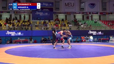 60 kg Qualif. - Nurbek Dzhumabaev, Kyrgyzstan vs Mohamed Mohamed, Egypt