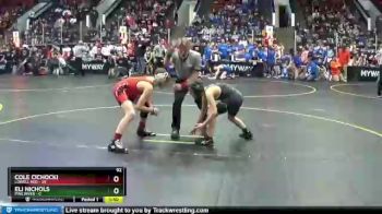 92 lbs Round 1 (4 Team) - Cole Cichocki, Lowell Red vs Eli Nichols, Pine River