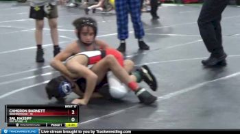 96 lbs Round 5 (8 Team) - Sal Nassiff, Dog Pound vs Cameron Barnett, Neighborhood