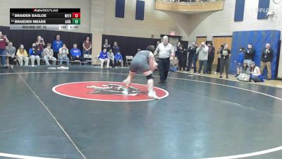 215 lbs Round Of 16 - Braiden Bagloe, Northbridge vs Braeden Meade, Ashland