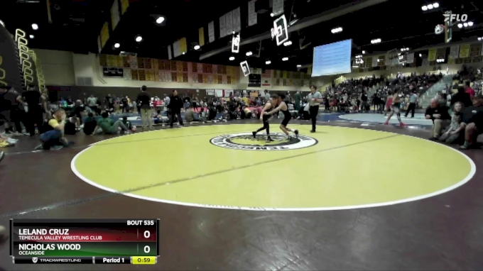 102 lbs Round 3 - Leland Cruz, Temecula Valley Wrestling Club vs ...