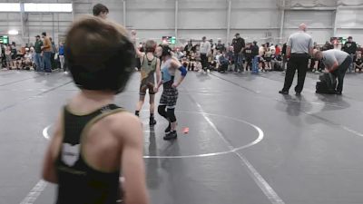 52 lbs Quarterfinals (8 Team) - Wyatt Michael, Contenders WA Blue vs Ryder Glass, Donahue WA