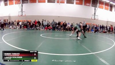 157 lbs Cons. Round 2 - Landon Schlosser, Clear Fork vs Robert Threats, Washington (Massillon)