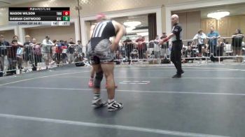 132 lbs Consi Of 64 #1 - Mason Wilson, Threshold WC vs Damian Chitwood, DTC Wrestling