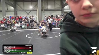 95 lbs Cons. Round 2 - Colton Minick, Independence vs Trenton Grimm, Cherryvale