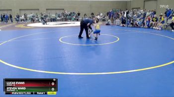 50 lbs Semis (4 Team) - Steven Ward, Hastings vs Lucas Evans, F/MCC