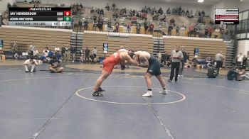 285 lbs Quarterfinal - Jay Henderson, Cornell vs John Meyers, Clarion