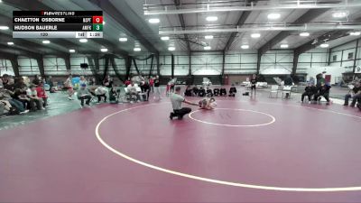 120 lbs Round 2 (8 Team) - Chaetton Osborne, North Sanpete vs Hudson Bauerle, American Fork