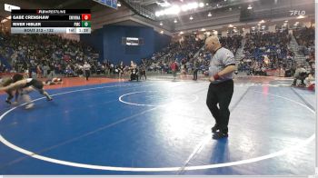 132 lbs Champ. Round 1 - River Hibler, Paramus Catholic vs Gabe Crenshaw, Smyrna