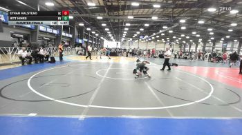 112 lbs Quarterfinal - Ethan Halstead, NC vs Jett Hines, WV