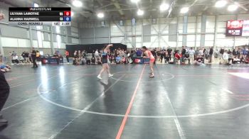 U20 Women - 59 lbs Cons. Round 2 - Lilyana Lamothe, WA vs Alanna Harwell, CA