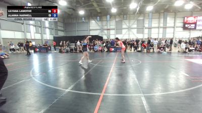 U20 Women - 59 lbs Cons. Round 2 - Lilyana Lamothe, WA vs Alanna Harwell, CA