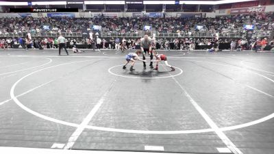 60 lbs Quarterfinal - Kaedyn Hine, Fitness Fight Factory Wrestling Club vs Weston Myers, Pawhuska