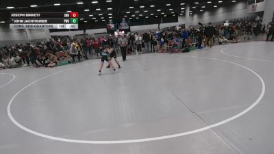 98 lbs Cons. Sub-quarters - Joseph Birkett, Sebolt Wrestling Academy vs John Jachthuber, Princeton Wrestling Club