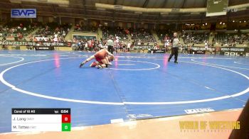 130 lbs Consi Of 16 #2 - Jayden Lang, St. Marys vs Maverick Totten, Cowboy Wrestling Club