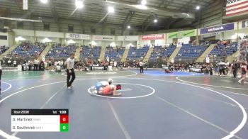 86 lbs Final - Davien Martinez, Pomona Elite vs Gage Southwick, Westlake