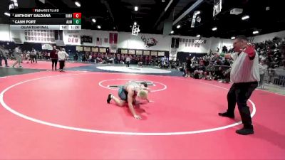 138 lbs Quarterfinal - Anthony Saldana, Vista Murrieta vs Cash Port, Aliso Niguel