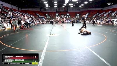 105 lbs Cons. Round 2 - Sebastian Gonzalez, Eagle Empire vs Anthony Coelho Iv, Clovis HS