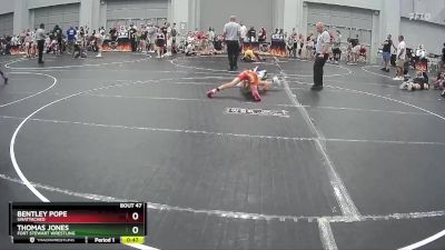 80 lbs Cons. Semi - Thomas Jones, Fort Stewart Wrestling vs Bentley Pope, Unattached