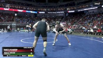 2A-215 lbs Cons. Round 4 - Reece Wrage, North Polk vs Rhett Schaefer, Assumption, Davenport