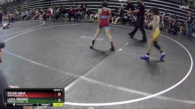 80 lbs Quarterfinals (8 Team) - Luca Grasso, Nebraska Maize vs Kyler Wild, North Dakota 2