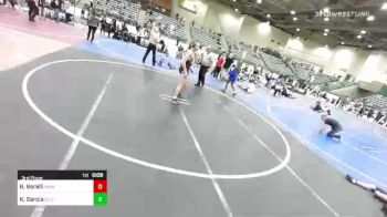 144 lbs 3rd Place - Brokton Borelli, Vasky Bros vs Kaleo Garcia, DC Cali Custom