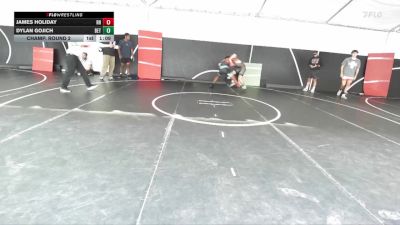 165 lbs Champ. Round 2 - Dylan Gojich, Menifee vs James Holiday, Rough House