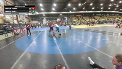 285 lbs Semifinal - Tanner Baatz, Garretson High School vs Daylon Adams, Scottsbluff