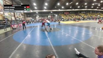 285 lbs Semifinal - Tanner Baatz, Garretson High School vs Daylon Adams, Scottsbluff