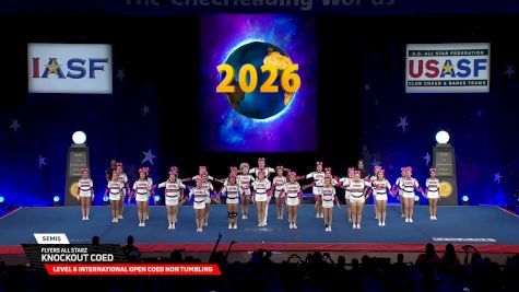 Flyers All Starz - Knockout Coed [2026 L6 International Open Coed Non Tumbling Semis] 2026 The Cheerleading Worlds