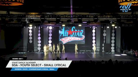 Starz Dance Academy - SDA - Youth Select - Small Lyrical [2025 Youth - Contemporary/Lyrical - Small Day 1] 2025 ASCS Dance Grand Nationals & Cheer Showdown