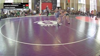 135 lbs Champ. Round 2 - Paige Powers, Peninsula vs Maleeya Rodenbeck, Wilsonville