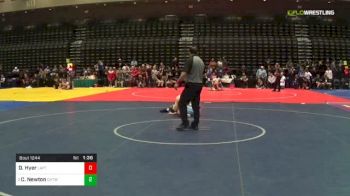 132 lbs Round Of 64 - Dane Hyer, Layton-B vs Colt Newton, Choctaw
