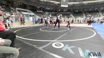 55 lbs Consi Of 4 - Caden Sloan, Morrison Takedown Club vs Brody Boyd, Team Tulsa Wrestling Club