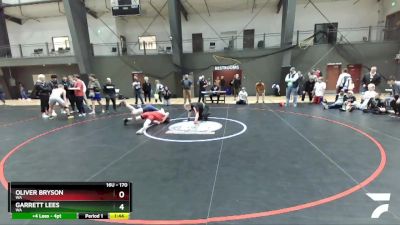 170 lbs 5th Place Match - Oliver Bryson, WA vs Garrett Lees, WA
