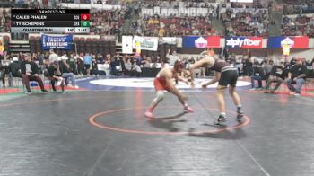 A - 175 lbs Quarterfinal - Caleb Phalen, Dawson County vs Ty Schepens, Sidney / Fairview