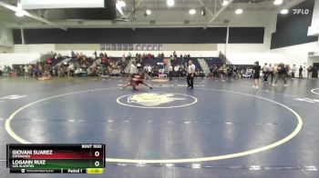 106 lbs Quarterfinal - Giovani Suarez, Esperanza vs Logann Ruiz, Los Alamitos