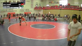 132 lbs Cons. Round 4 - Wyatt Bird, Cascade vs Hoyt Thomas, McMinnville