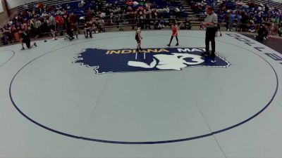 8U Boys - 40 lbs Champ. Round 2 - Arthur Robles, Brighton Wrestling Club vs Jack McSorley, Columbia City Wrestling Club